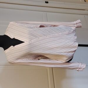 Marion By Etienne Cream Surplice Blouse Size M Neiman Marcus